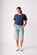 Memo Denim Utility Shorts