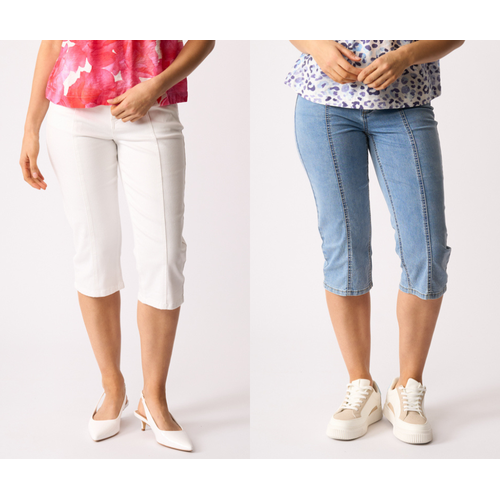 Memo Denim Capri