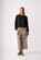 Foil Wide Leg Cropped Trousers