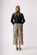 Foil Wide Leg Cropped Trousers