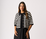 Foil Stepped Cardigan
