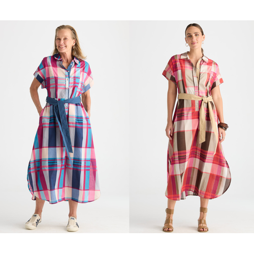 Zaket & Plover Checked Dress