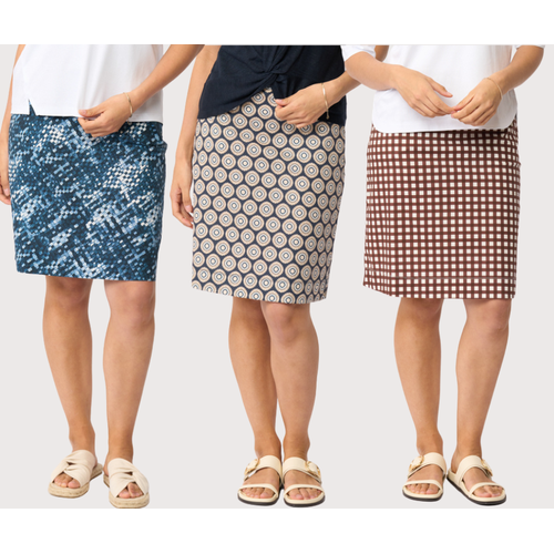 Esplanade Tee-Rific Printed Skirt