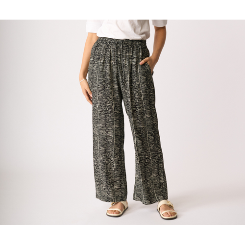 Foil Pull On Straight Trouser