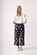 Foil Ruffle Up Top