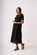 Memo Contrast Detail Swing Dress