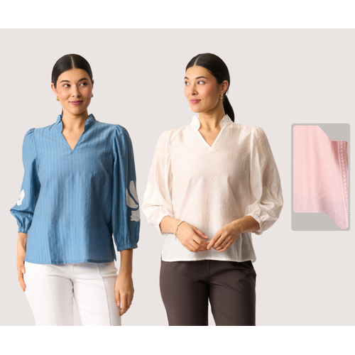 OH3 Appliqued Blouse