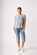 Foil Pleat Neck Top