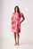 Foil Tulip Sleeve Dress
