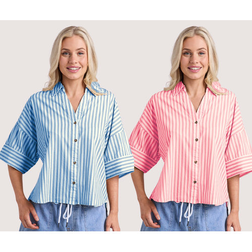 Elm Striped Holiday Shirt