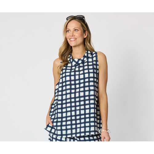 Clarity Monaco Print Top
