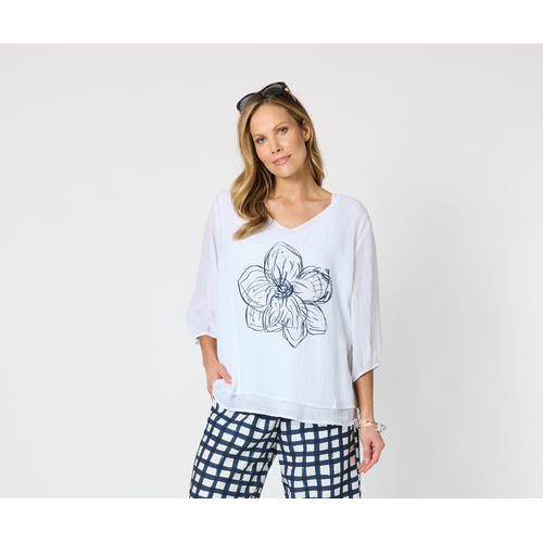 Clarity Camellia Top