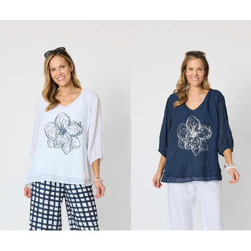 Clarity Camellia Top