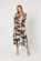 Clarity Bay Leaf Print Midi Dress