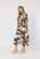 Clarity Bay Leaf Print Midi Dress