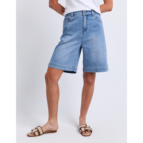 Elm Birdie Long Denim Short