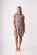 Foil A-Line Dress
