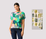 Foil Step Hem Top