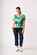 Foil Step Hem Top