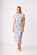 Foil Asymmetric Detail Dress