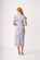 Foil Asymmetric Detail Dress