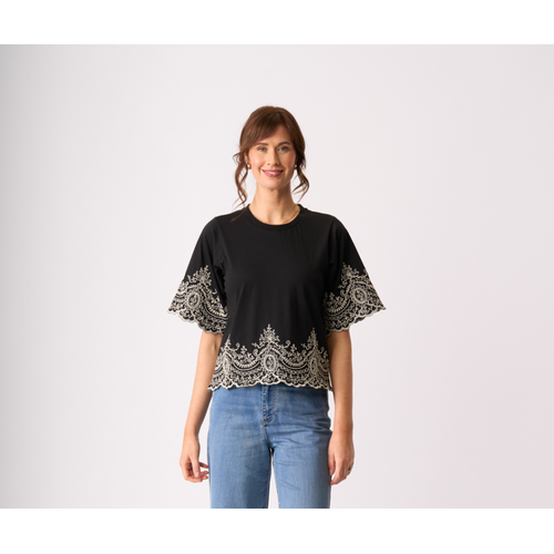 Memo Broderie Detail Top