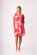 Foil Shirr The Cuff Dress