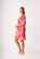 Foil Shirr The Cuff Dress