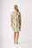 Foil Shirr The Cuff Dress