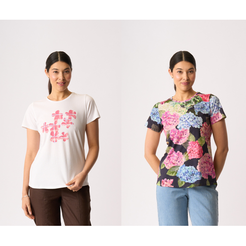 Preen Swing Fit Printed Tee