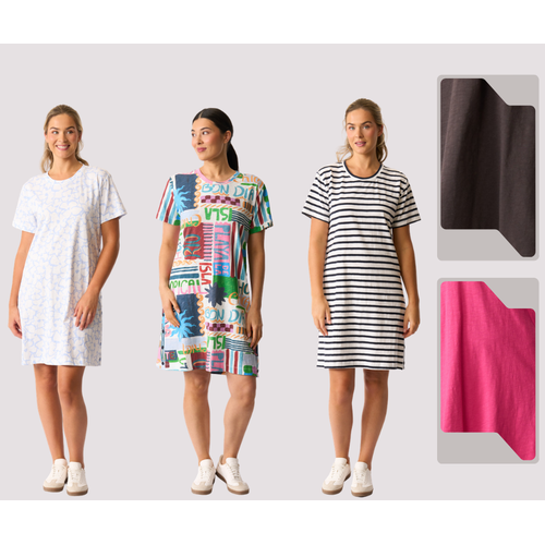 Foil Double Time Dress
