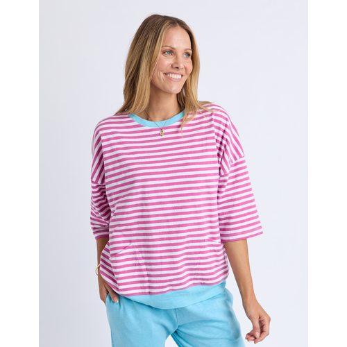 Elm Mazie Stripe Ringer Sweat