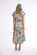 Orientique Camellias V Neck Dress