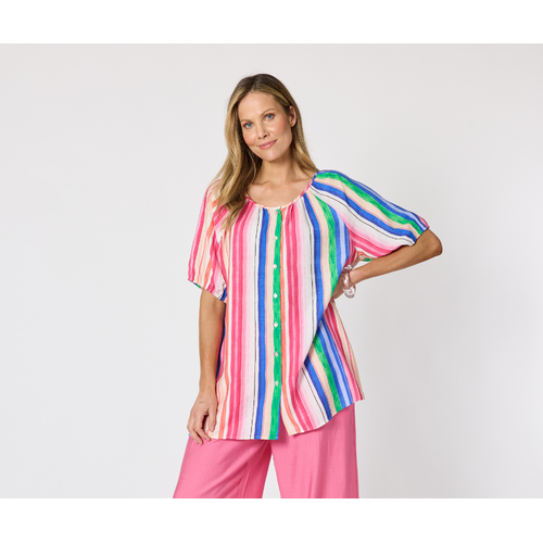 Clarity Jewel Stripe Top