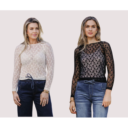 Home-Lee Knox Lace L/S