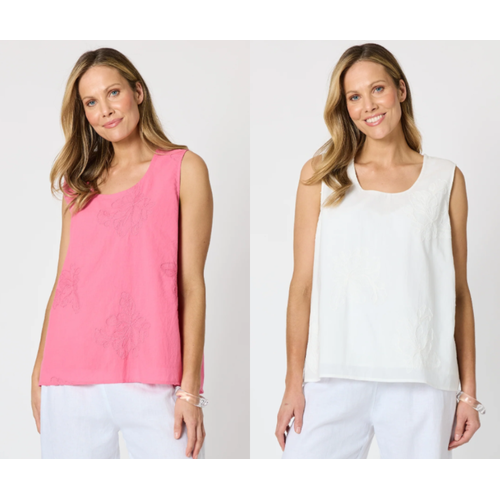 Threadz Lagoon Palm Cami