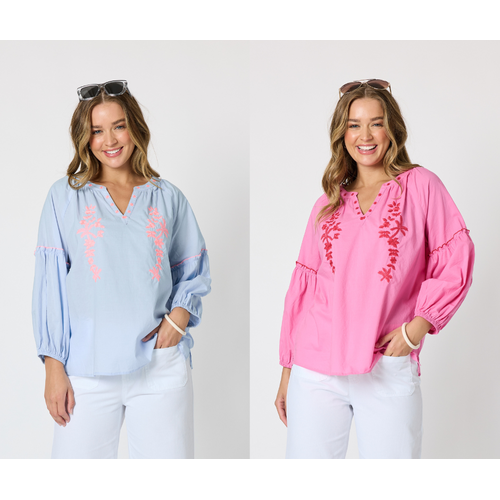 Threadz Coral Coast Top