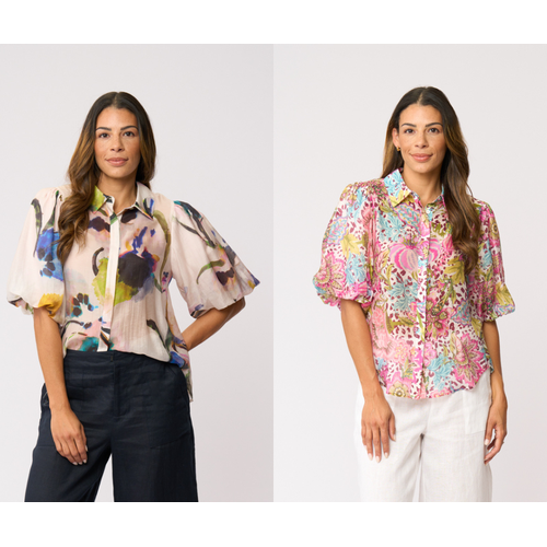 Foil Bubble Trouble Blouse
